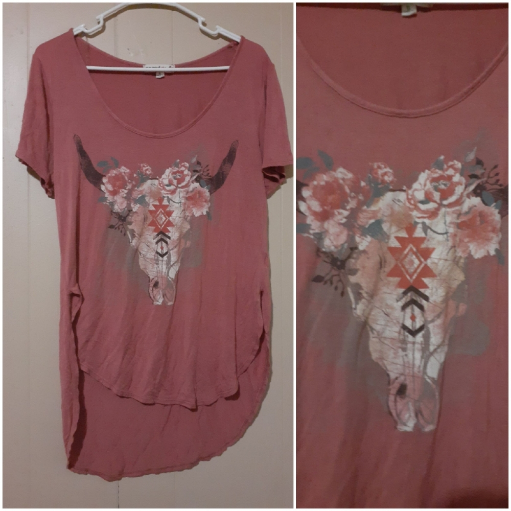 S.O.R.A.D t shirt dress long top oversized boho sm